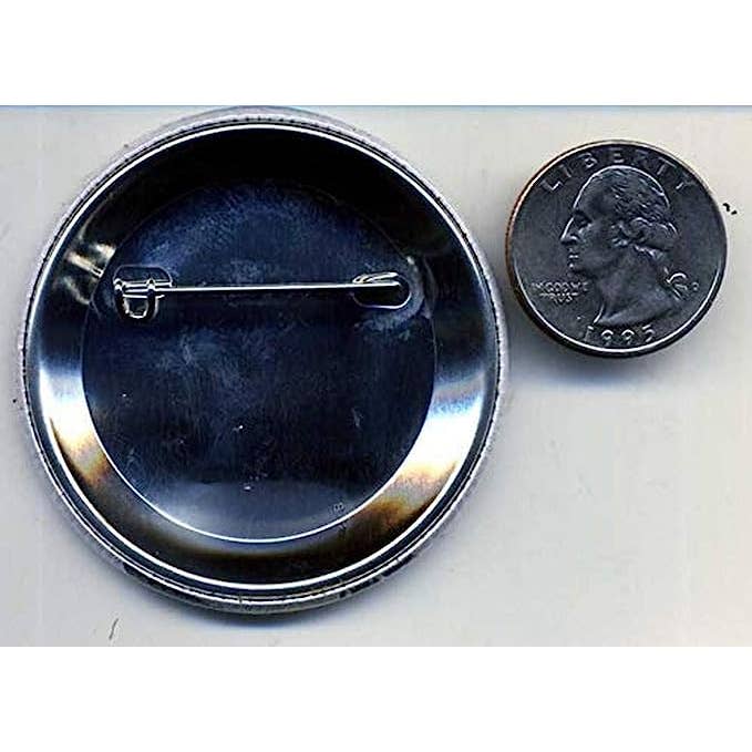 Pinbax Express – Engroshandel Reversnål/knap – Fred x 4 STORE 2,25 tommer (57 mm) stifter anti-krig hippie kærlighed