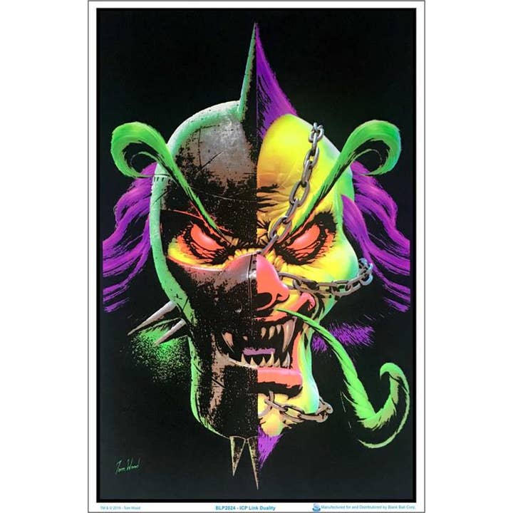 Scorpio Posters - Wholesale Poster - Insane Clown Posse Link Duality Black Light Poster