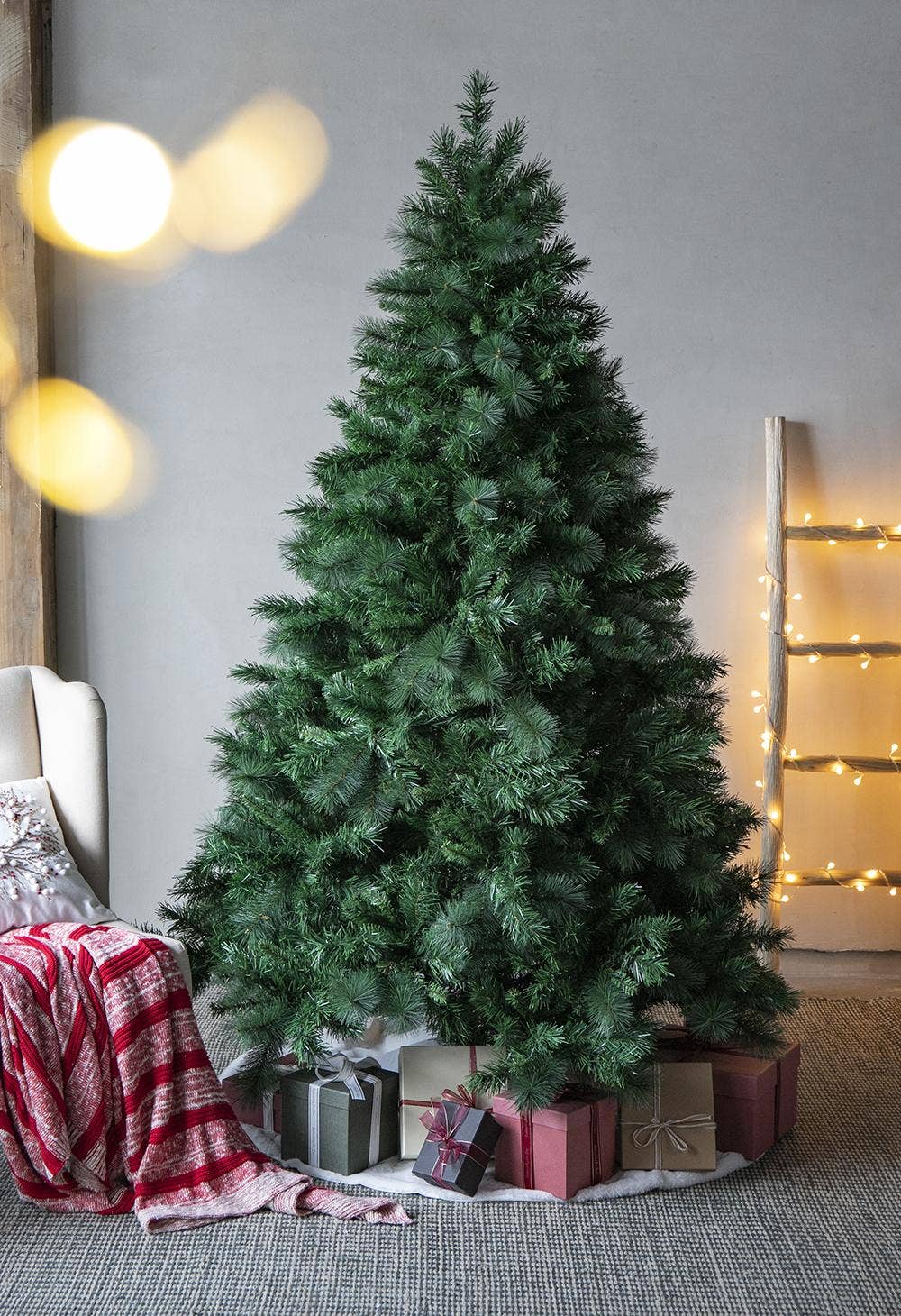 A&B Home Group Inc. - Wholesale Artificial Christmas Tree - 7'H x 55"D Pre-Lit  Artificial Christmas Tree3