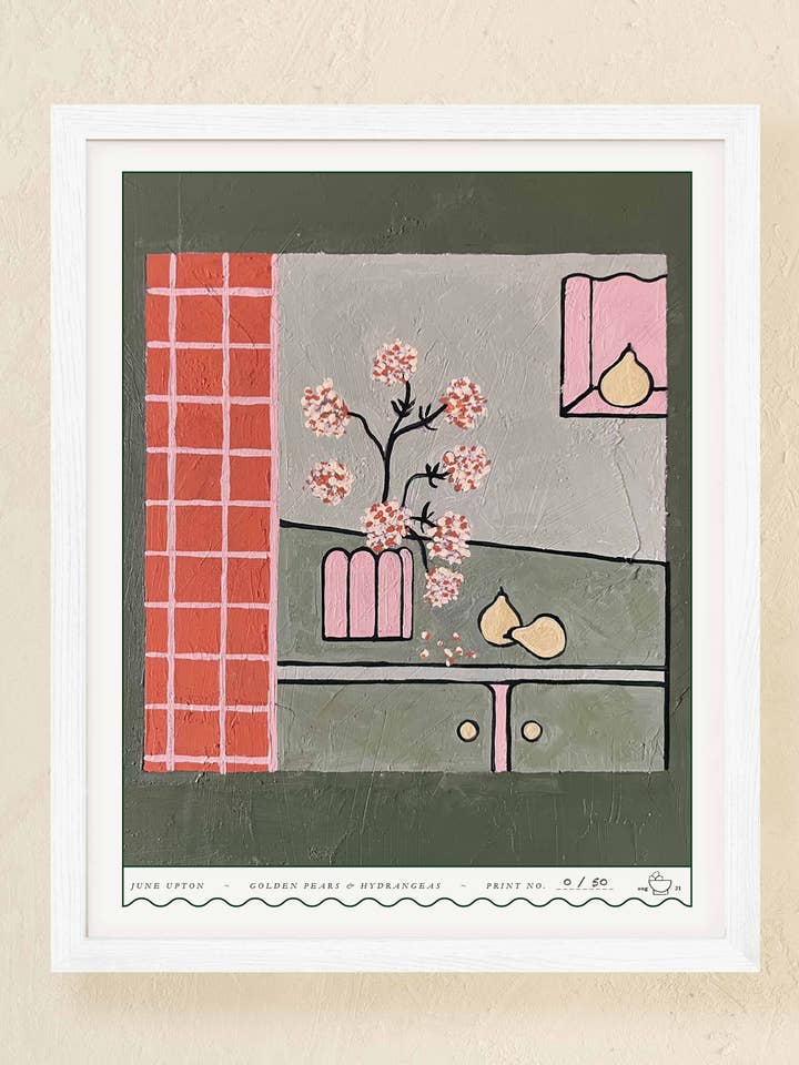 Golden Pears & Hydrangeas for wholesale by Baba June Collective