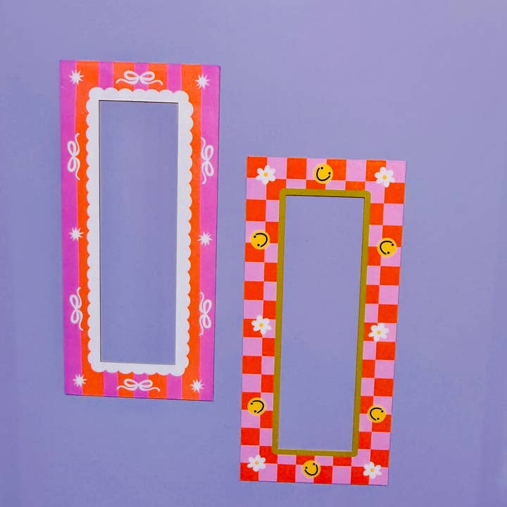 Magnetic Frame Pack, Pink and Orange Digital Photo Booth for wholesale by Sonny Rising