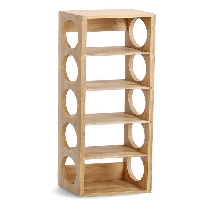 nature Wine Rack For 5 Bottles, Bamboo for wholesale on Faire1