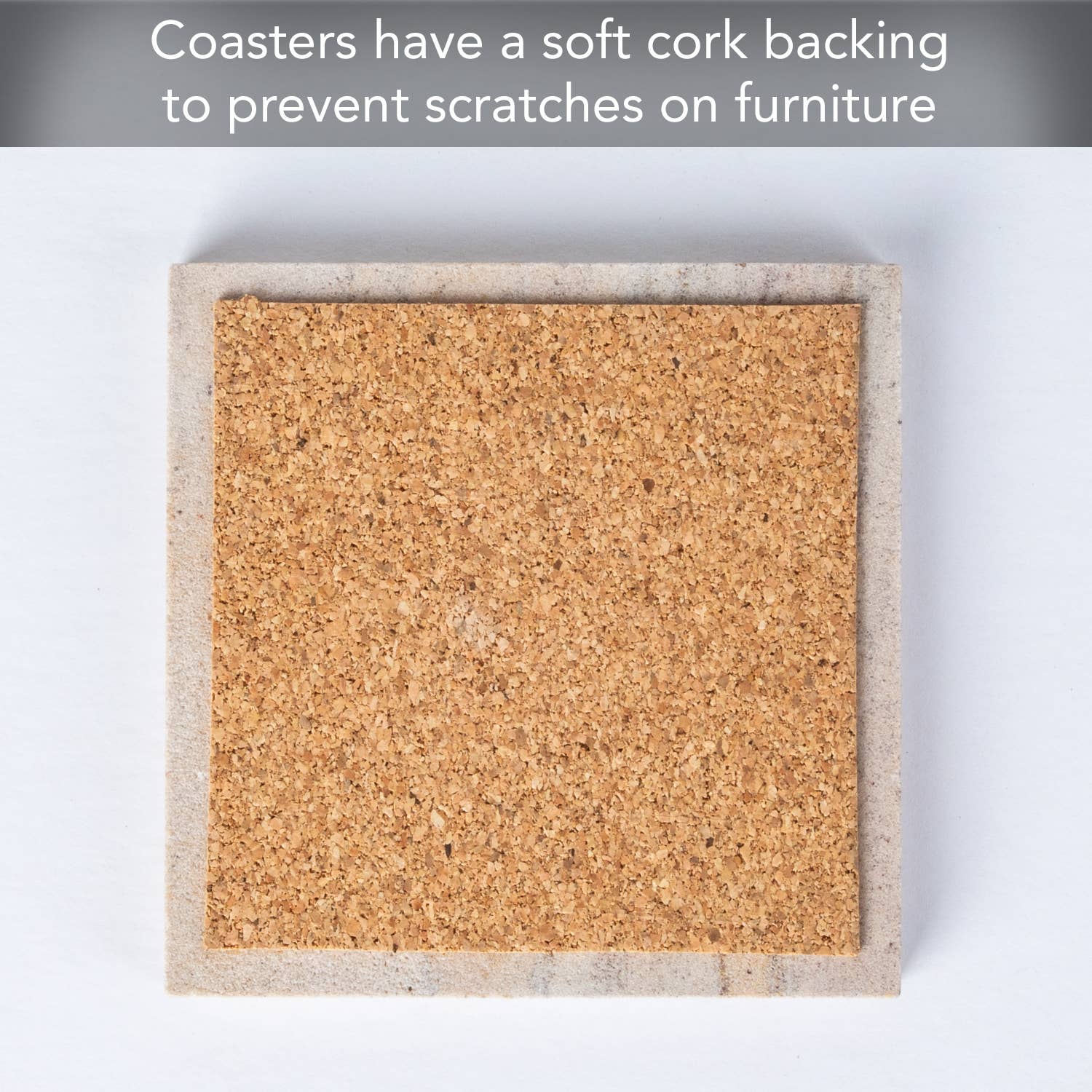 CounterArt/Highland Home/Thirstystone/CoasterStone - Wholesale Onderzetters - Thirstystone Rainbow Natural Sandstone Coaster, 4 stuks2