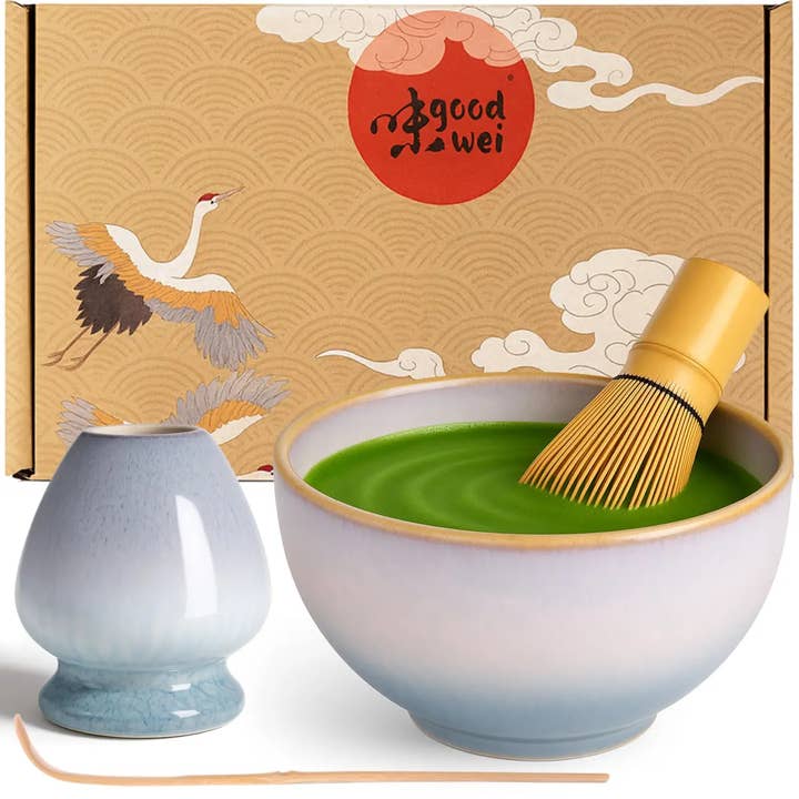 Juego de matcha "Moya" 80 con soporte para venta al por mayor de good wei