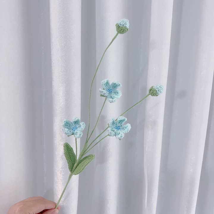 Lilyrosy(Duty free) – wholesale Konstgjorda blommor – Lilyrosy Virkad Dropp plommonblommor, Handgjorda Gåvor