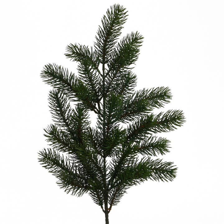 Rama de abeto de plástico 60 cm verde x28 para venta al por mayor de Floratexx