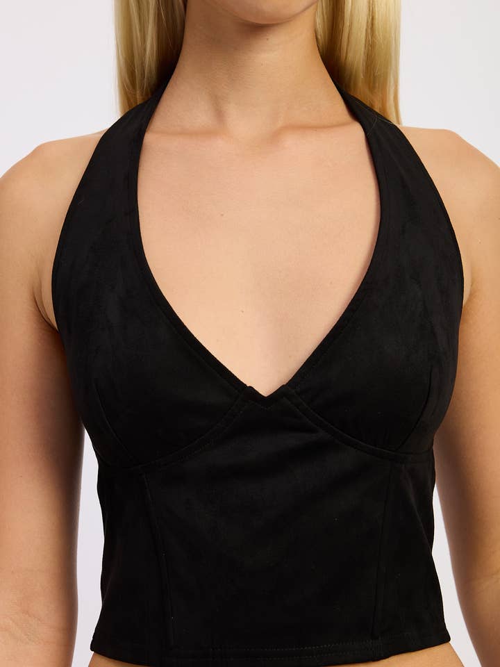 Emory Park - Vendita all'ingrosso Camicetta - Donna - TOP IN CAMOSCIO CON ZIP POSTERIORE8