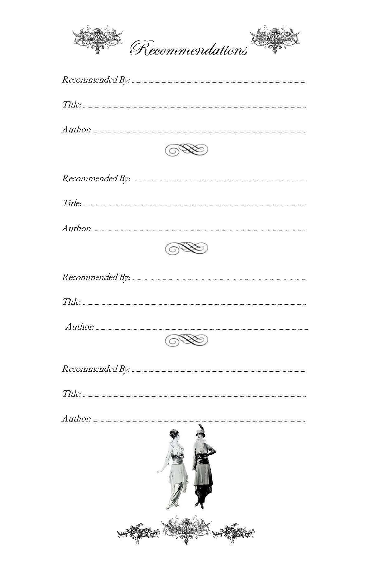 VINTAGE LADIES COLLECTION – wholesale Notebook – Vintage Ladies Collection: BOOKLOVERS LOG DELUXE EDITION8