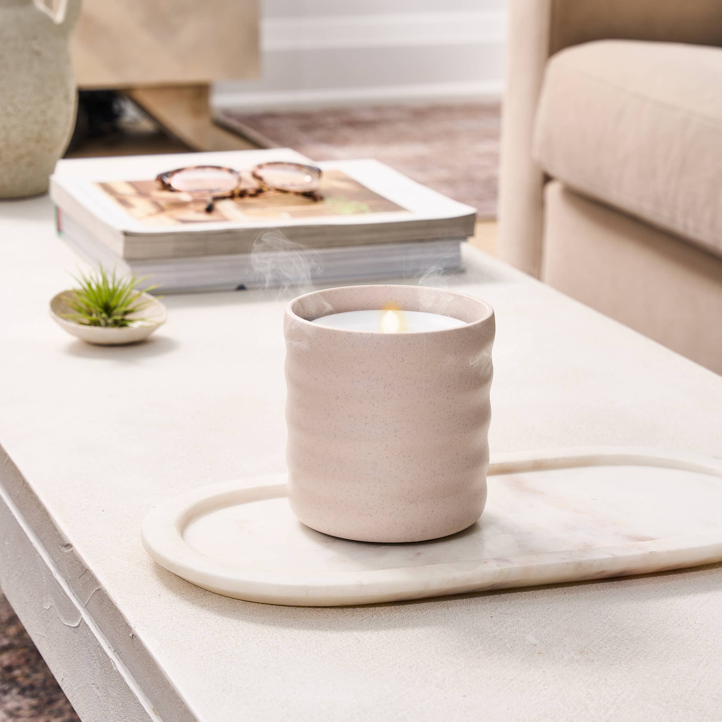 Lifelines - Wholesale Flameless Candle - Flameless Candle Diffuser - Bubble (Cream)6