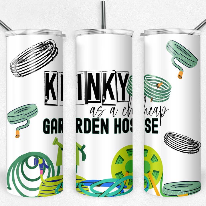 Kinky As A Cheap Garden Hose Tumbler for wholesale by The Potted Oasis