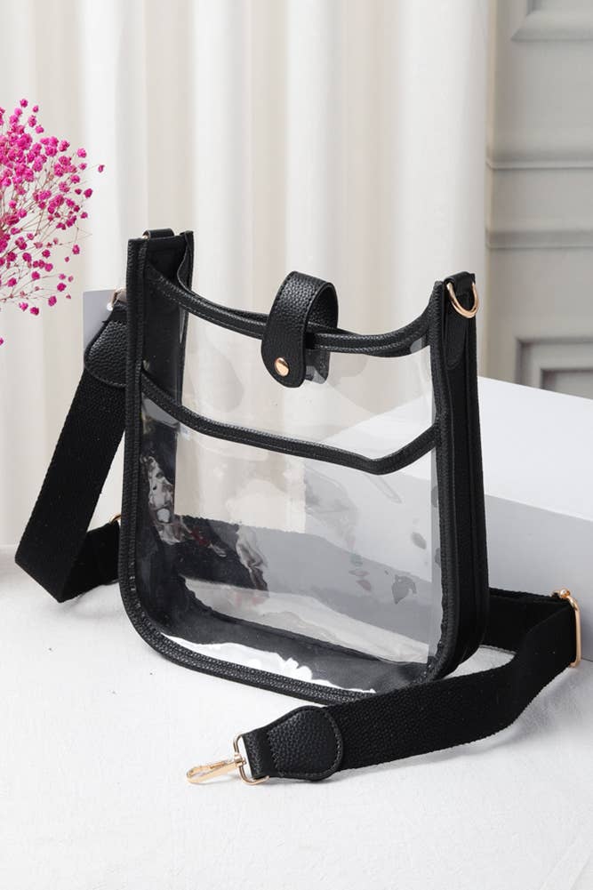 Hana – wholesale Crossbody bag – Women's – Clear Stadium Crossbody Bag0