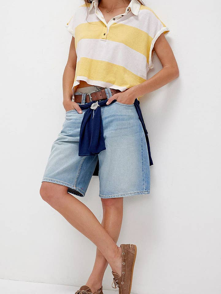 Mccolin - Wholesale Polo - Women's - Striped Polo T-Shirt7