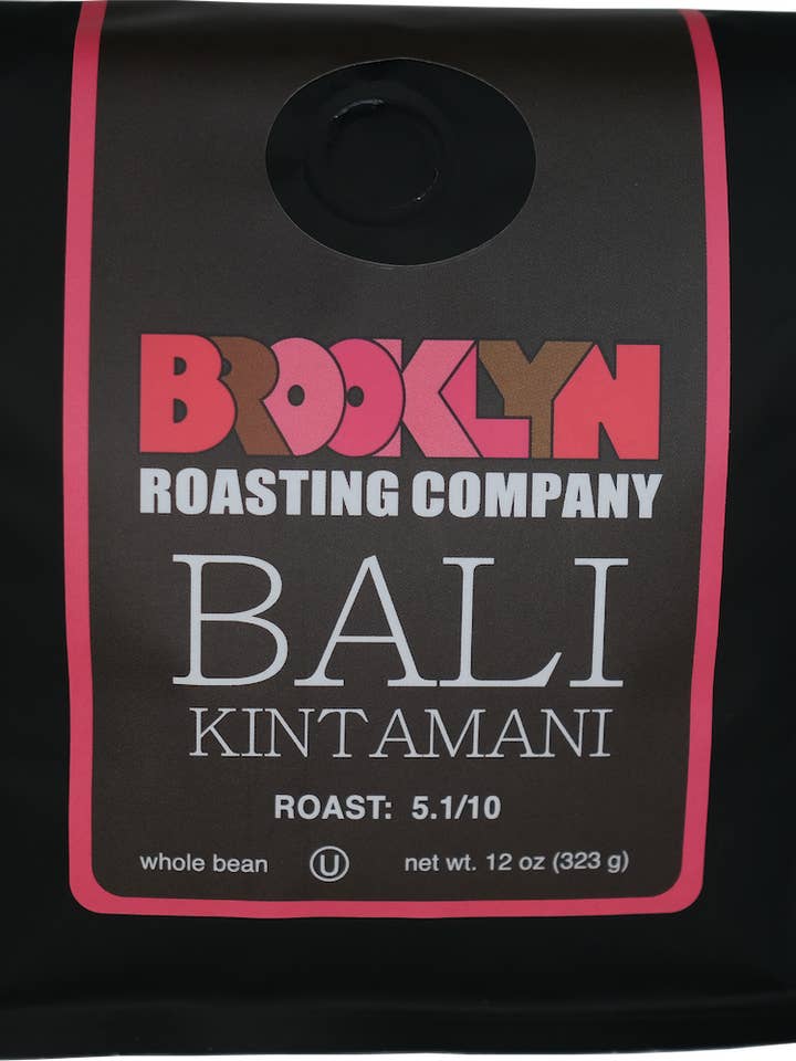 Brooklyn Roasting Company Bali Kintamani, Fair Trade Whole Bean Coffee 12oz Bag for wholesale by Brooklyn Roasting Company