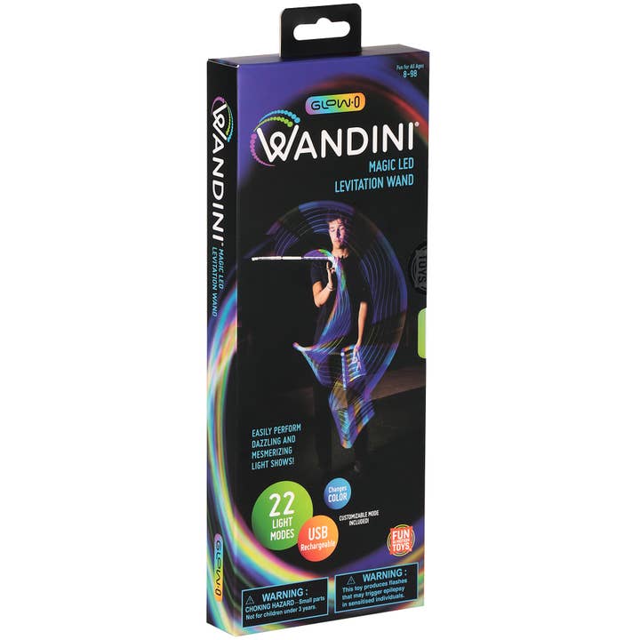 Glow.0 Wandini LED Levitation Wand for wholesale by Fun In Motion Toys
