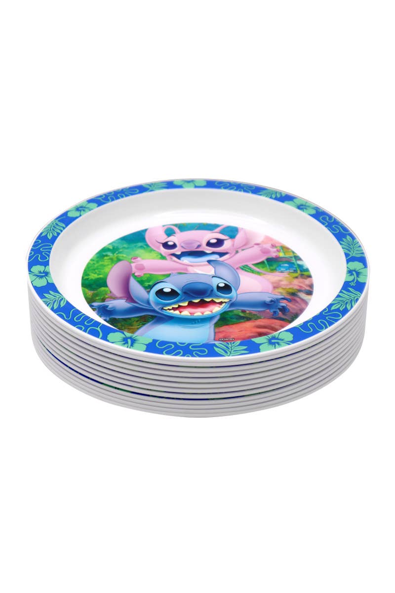 PINEAPPLE Beauty - Wholesale Dinner Plate - Kids & Baby - UPD STCHPPP Disney Stitch 8 inch Plate - 12 pcs5