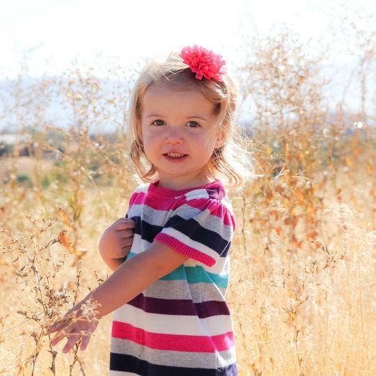 REMOVED BRAND - Wholesale Hair Clip - Kids - Quinn Flower Hair Clip3