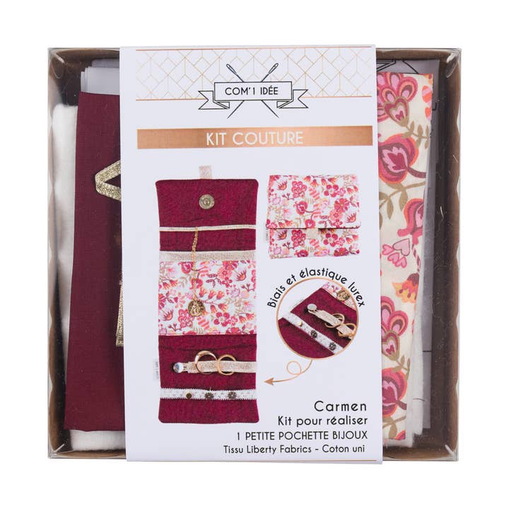 Small jewelry pouch kit | Carmen for wholesale by Com'1 Idée