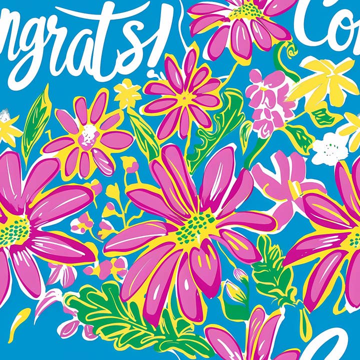 Beau Bottles - Wholesale Wine Gift Bag - Beau Bottles Preppy Congrats - Prosecco Collection6