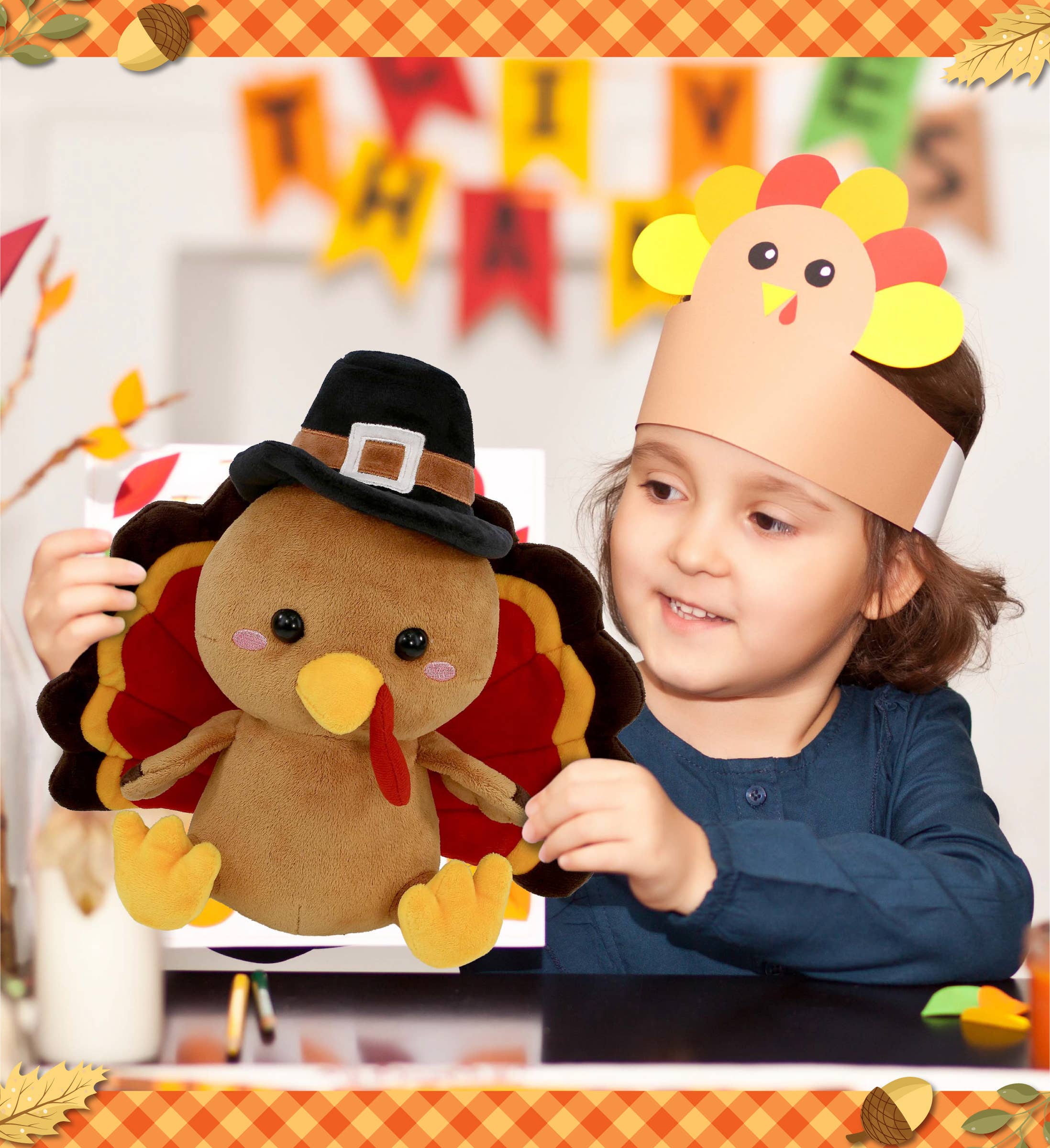 Cota Global - Wholesale Stuffed/Plush Toy - Kids & Baby - Plush - Turkey 10"4