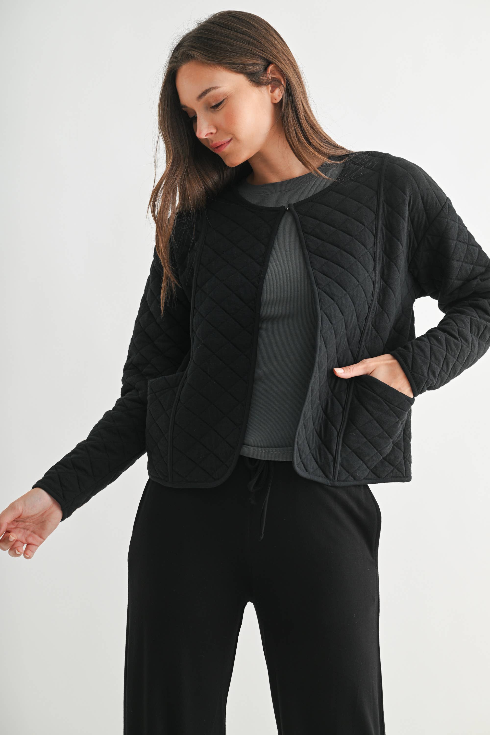 Mono B - Wholesale Jacket - Women's - Vista Quilted Jacket5