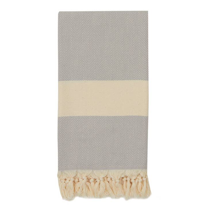 Kikoya – wholesale Strandhandduk – Fiskbensmönstrad turkisk handduk för monogrambröllop sandfri