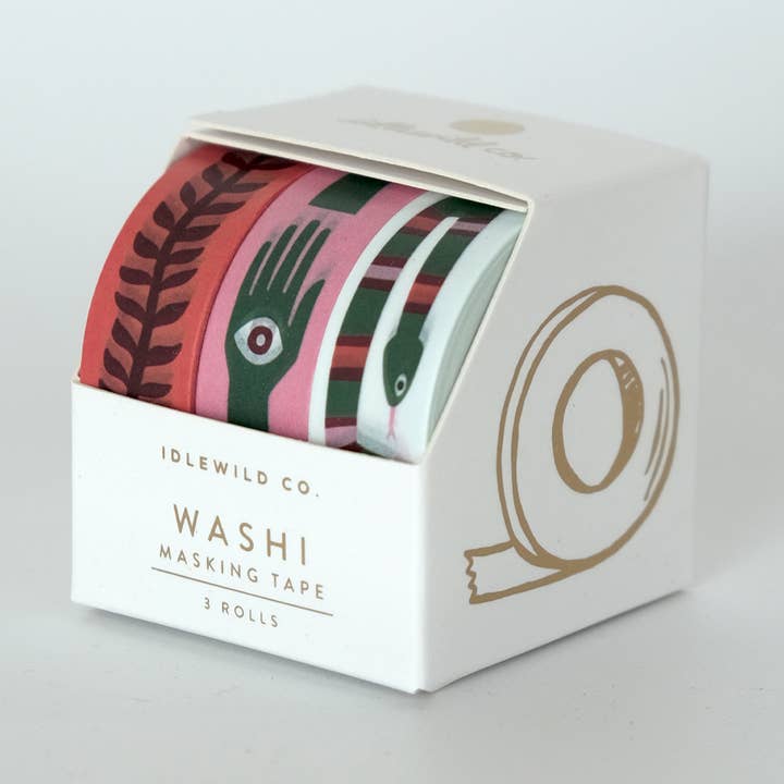 Idlewild Co. - Wholesale Washi Tape - Folk Art Prints Washi Tape, Set of 3 0