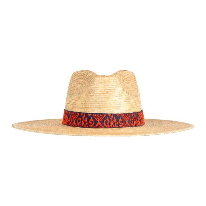 Sunshine Tienda - Wholesale Straw Hat - Women's - Zicatela Ikat Palm Hat