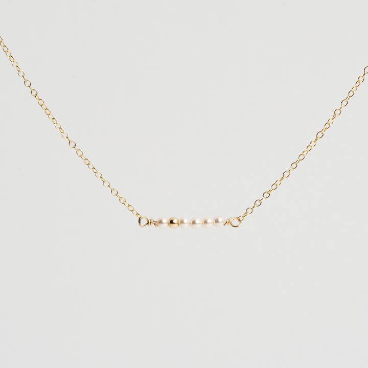 Pearl Bar Gold Bracelet for wholesale by Quill Fine Jewelry & Lifestyle