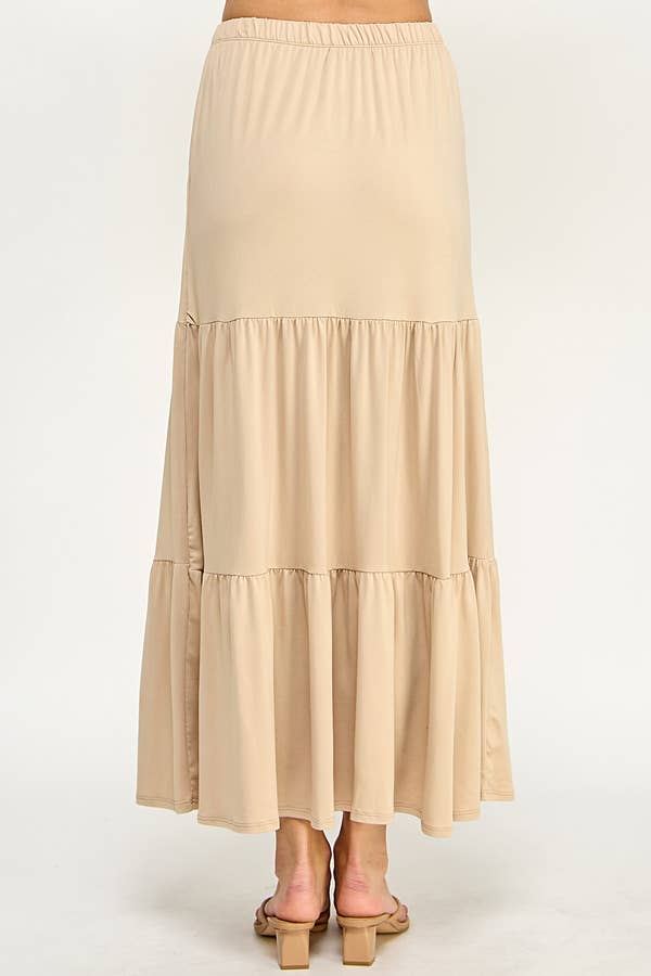 Heart & Hips - Wholesale Skirt - Women's - BJ50389 - TIERED MIDAXI SKIRT13