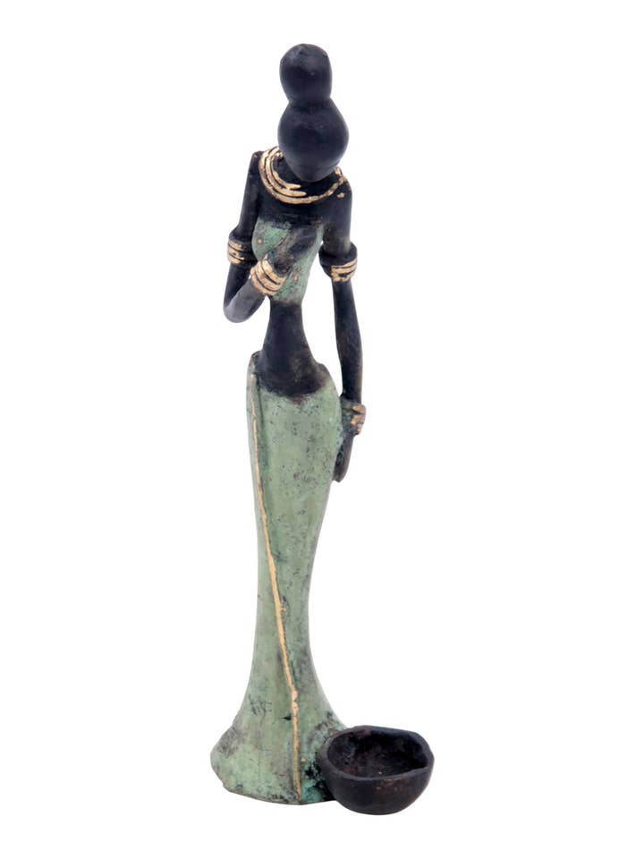 Bronze Mohamadi Dermé 20 cm green No. 5 for wholesale by Lafi Bala