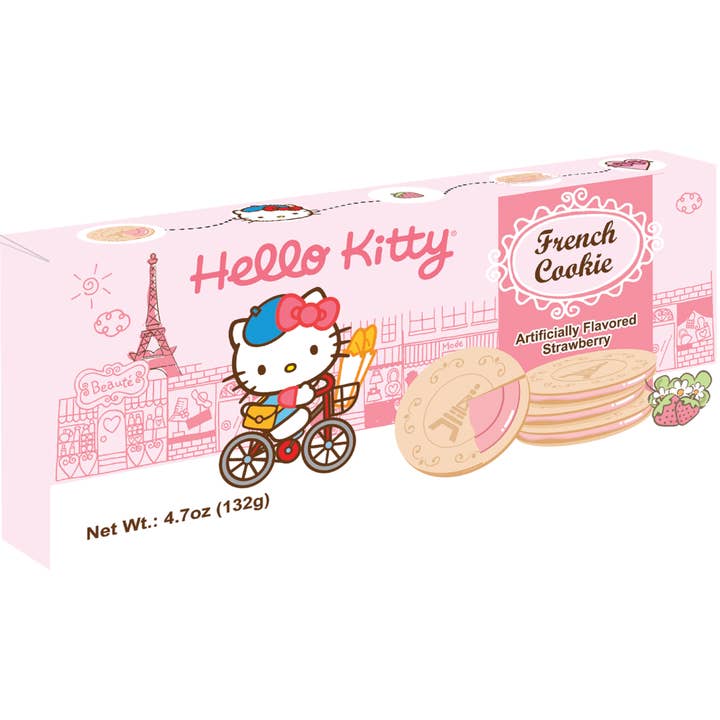 Sanrio Hello Kitty Strawberry French Cookie for wholesale by Cow Crack Wholesale