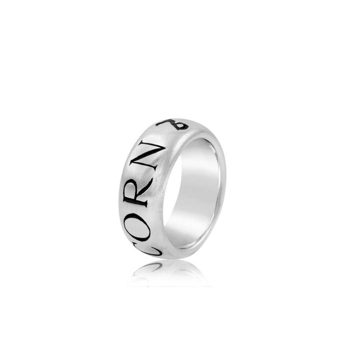 Sterling Silver Zodiac Ring - Capricorn for wholesale by Van Peterson Designs