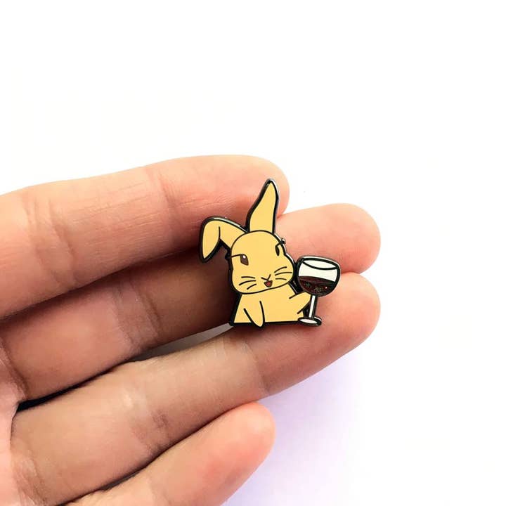 Magnete smaltato per spumante Brown Sugar the Bunny per la vendita all'ingrosso da parte di Design Your Life Planner