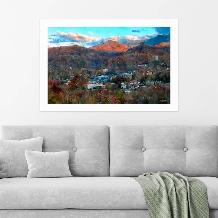 Impresiones artísticas Giclée, Great Smoky Mountains, Last Rays para venta al por mayor de G.O.A.T House of Creative