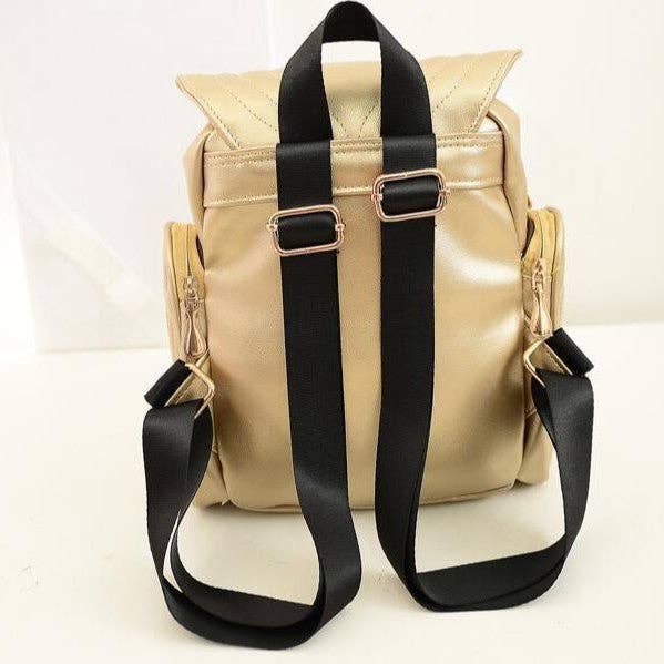 Nero Zaino donna alla moda a forma di gufo in stile gotico in vendita all'ingrosso su Faire4