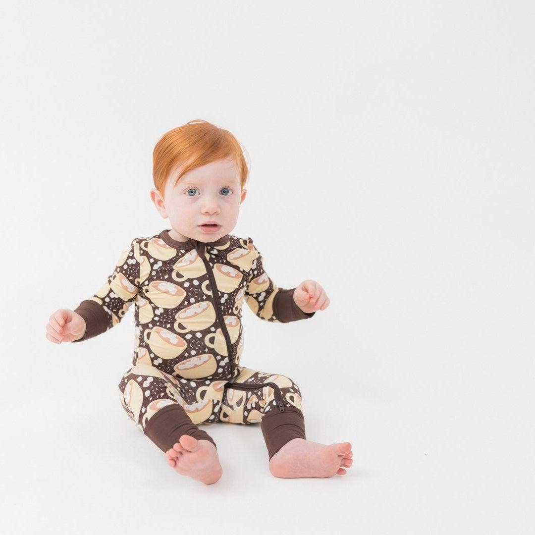 Coconut Pops - Wholesale Sleepsuit - Baby - The Poppy in Hot Chocolate3