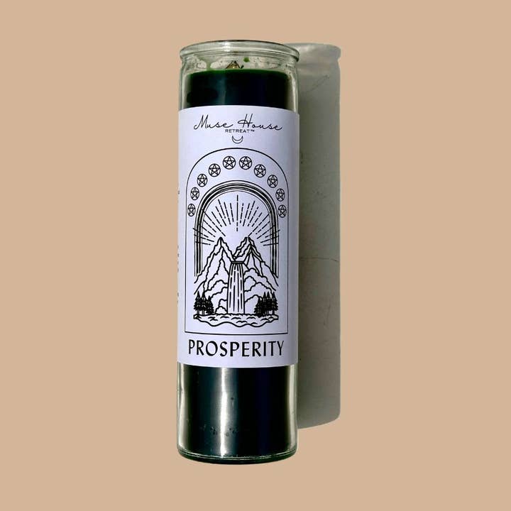 The Prosperity Ritual Candle for wholesale by Muse House Retreat