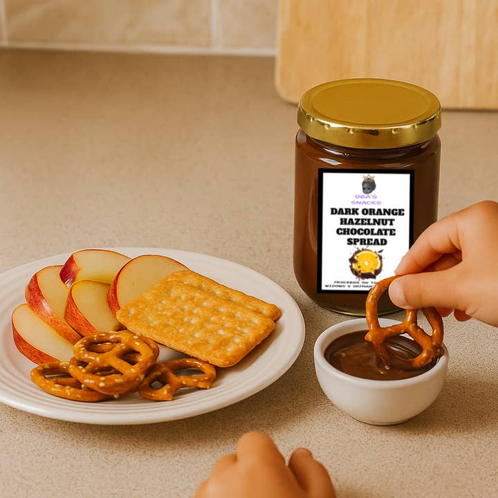 Maqoba – wholesale Hot fudge/chocolate spread – Orange Dark Chocolate Hazelnut Spread2