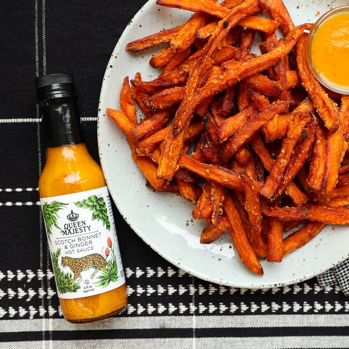 Queen Majesty Hot Sauce - Wholesale Hot Sauce - Scotch Bonnet & Ginger Hot Sauce - 5oz