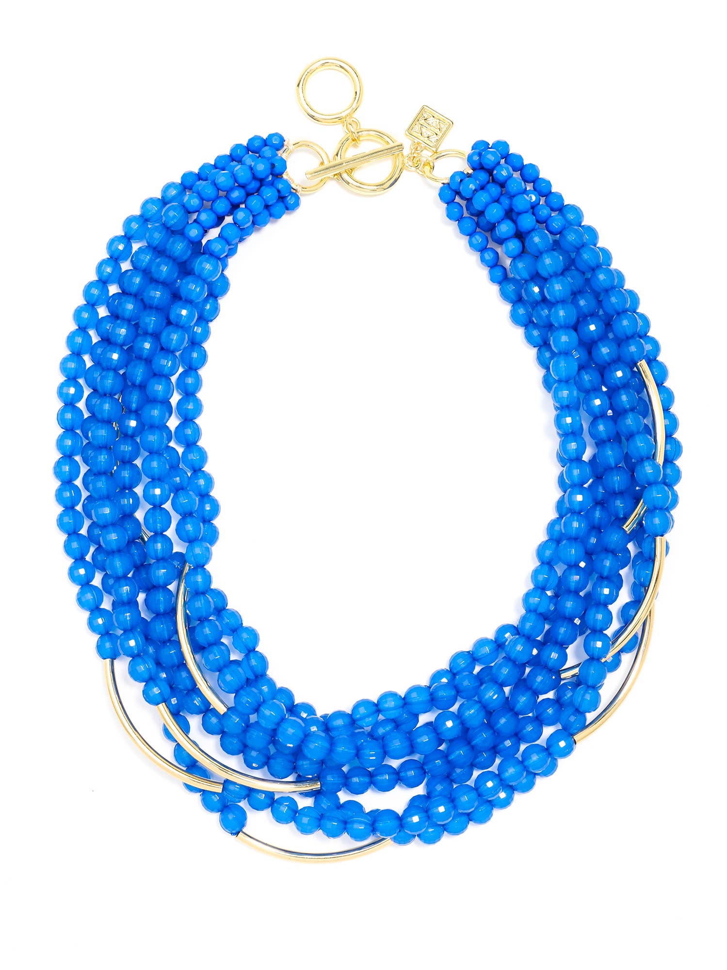 ZENZII Jewelry - Vendita all'ingrosso Collane a bavaglio - Collana multifilo con perline lucite traslucide.3