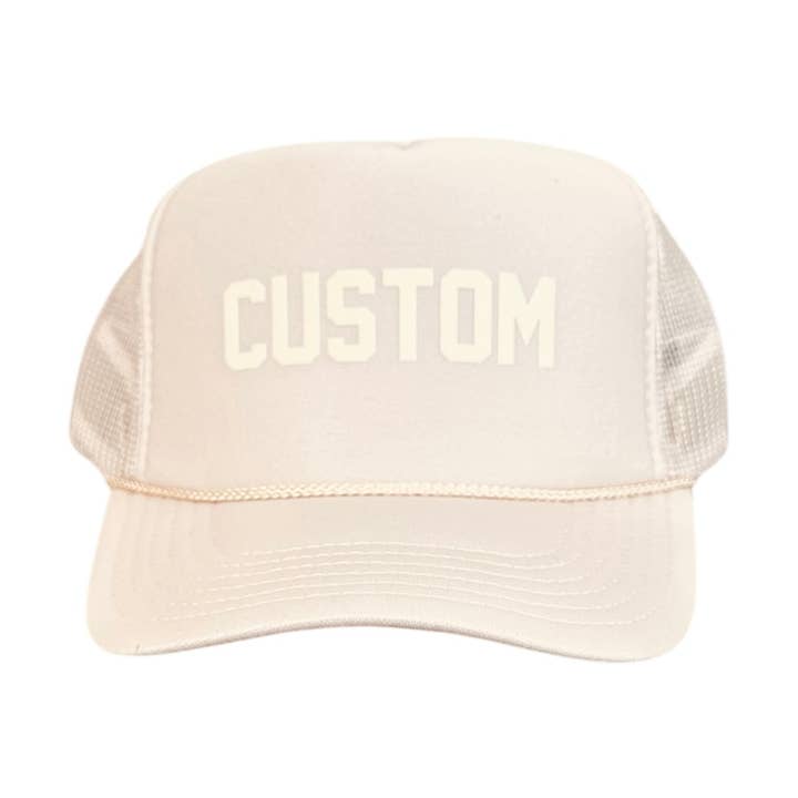 CUSTOM TAN Tonal Trucker Hat and other Purchase Wholesale trucker hat custom. Free Returns & Net 60 Terms on Faire trending on Faire.