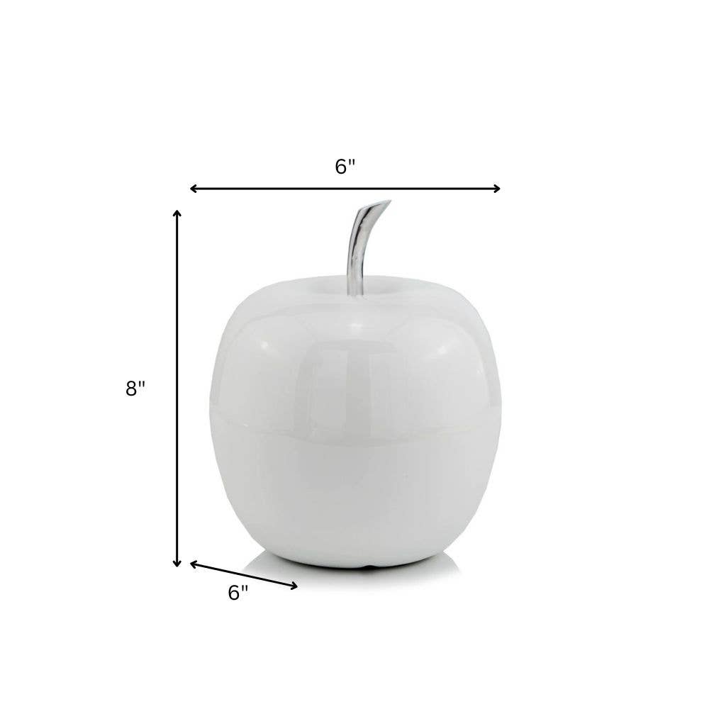 Modern Day Accents - Vendita all'ingrosso Decorazioni da tavolo - Manzana Blanco MED Mela Bianca1