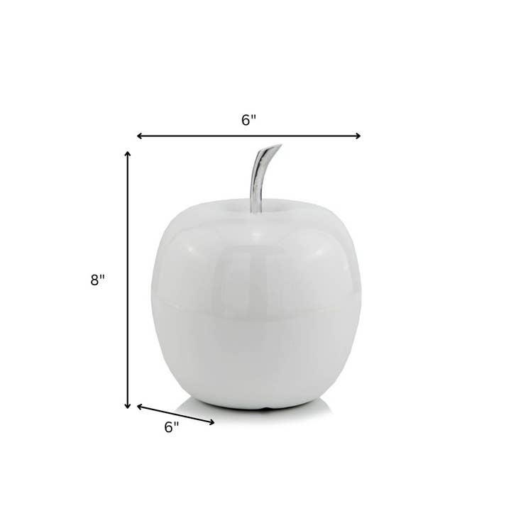 Modern Day Accents - Vendita all'ingrosso Decorazioni da tavolo - Manzana Blanco MED Mela Bianca1