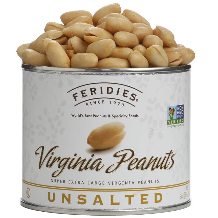 FERIDIES - Wholesale Nuts - 9 oz. Unsalted Virginia Peanuts