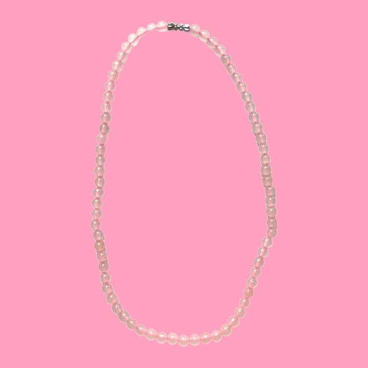 Collana in Quarzo Rosa per la vendita all'ingrosso da parte di LEMON LUA