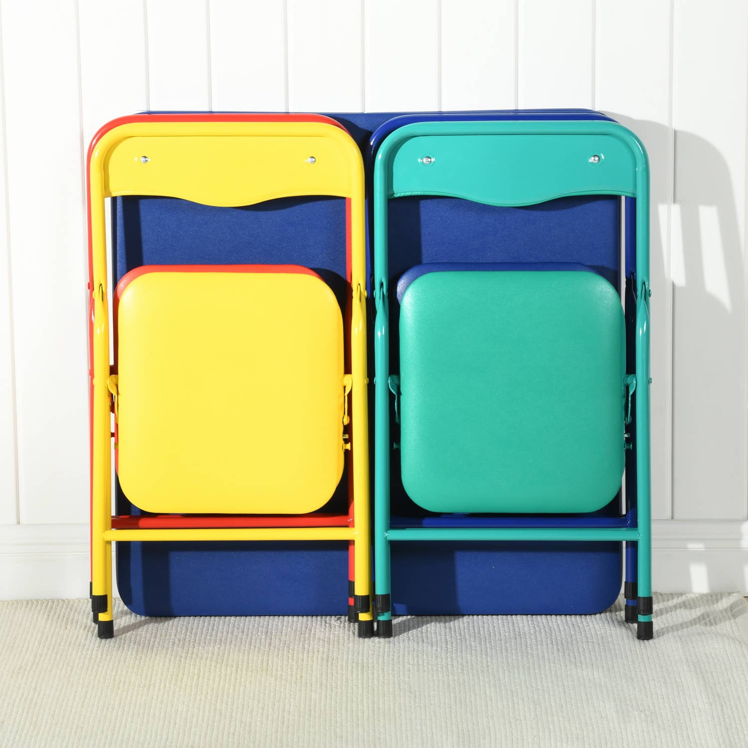 HOMYCASA DESIGN INC - Wholesale Chair - Kids - Colorful 5PCS Folding Set Table and 4 chairs for Kids5