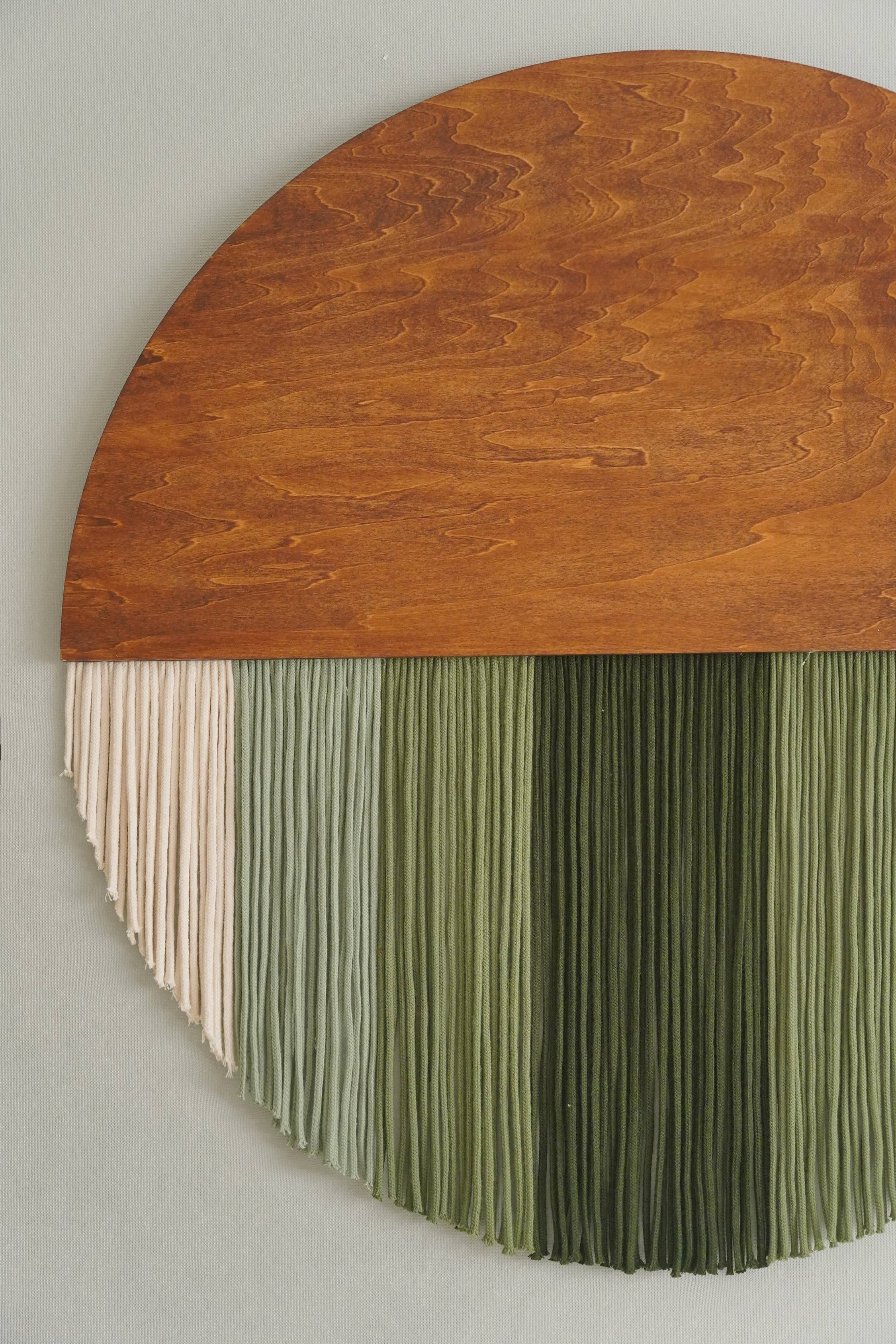 BeanDaikon - Wholesale Wall Accent - Boho Macrame Round Art Wall Hanging V0711