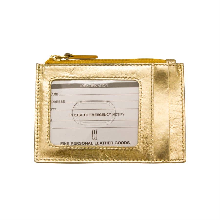 ili New York – wholesale Kortfodral - Unisex – 7416 Läder CC-ID-hållare med blixtlåsficka11