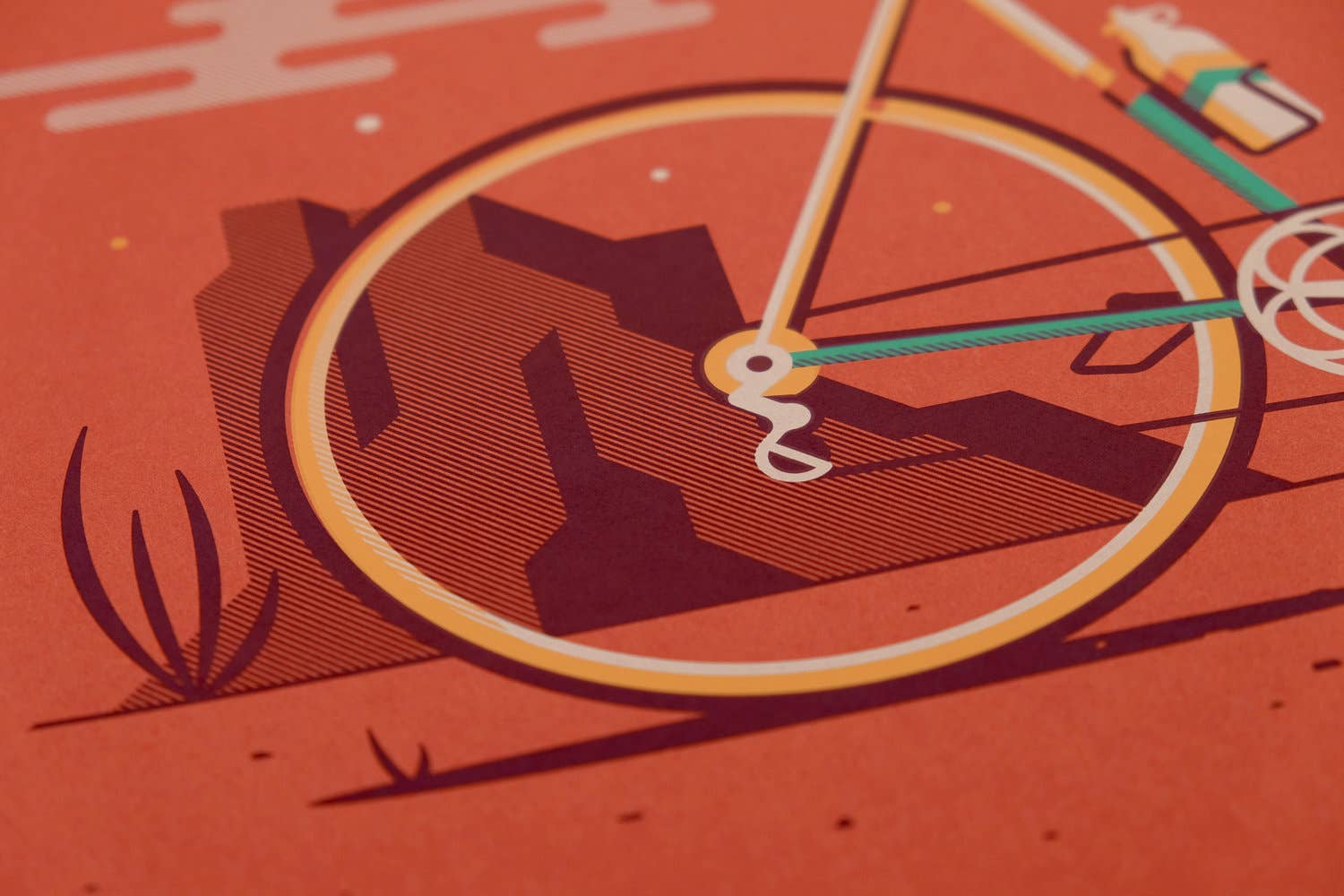 DKNG Studios - Wholesale Art Print - Mesa - 20" x 16" Four-Color Screen Print2