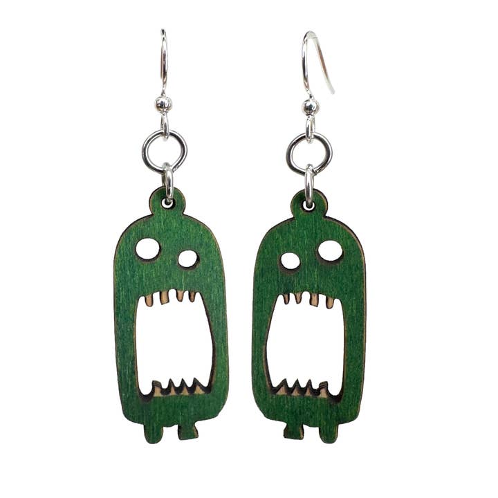 Green Tree Jewelry - Wholesale Dangle Earrings - Little Monster Earrings